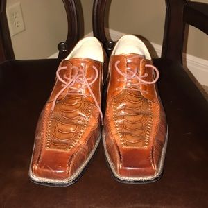 Leather men’s dress shoes
